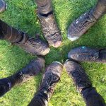 Widnes Wasps Ladies Running Club - North West Cross Country League - Muddy trainers